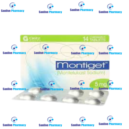 MONTIGET Tablet(Montelukast Sodium) Chewable 5mg